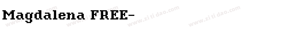 Magdalena FREE字体转换